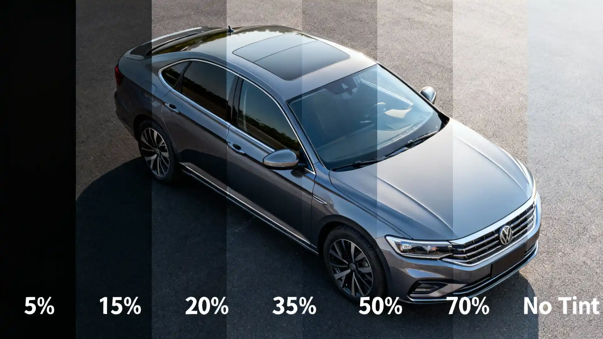 Tint car windows percentage