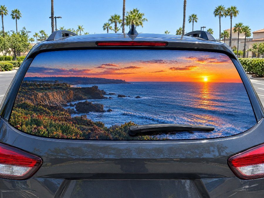 Perforated Window Film